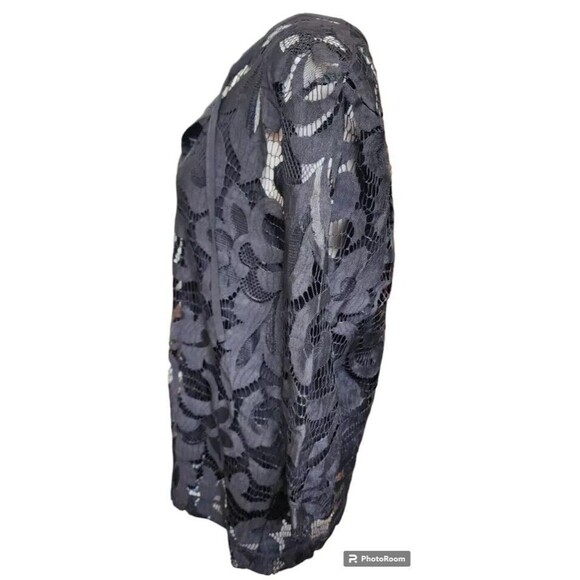 Lace Top Set Black Size Large Artsy Boho Skye's The Limit - Picture 5 of 8